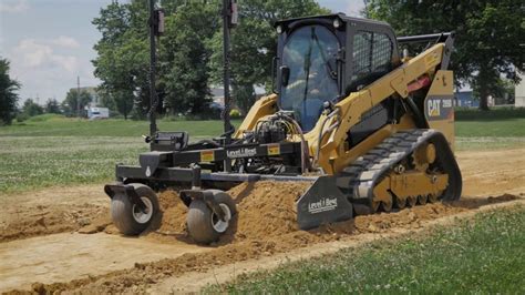 cat skid steer laser level|skid steer laser grading system.